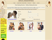 Tablet Screenshot of ima-dating.com
